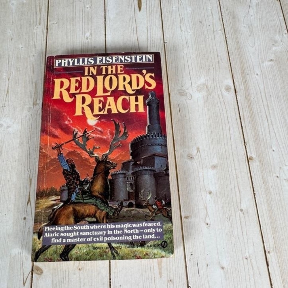 In the Red Lord's Reach Phyllis Eisenstein 1989 First Printing Fantasy SIGNET